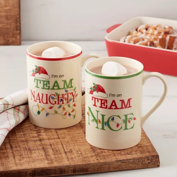 Lenox NIB (R $44) Naughty & Nice Mugs - Picture 4 of 6